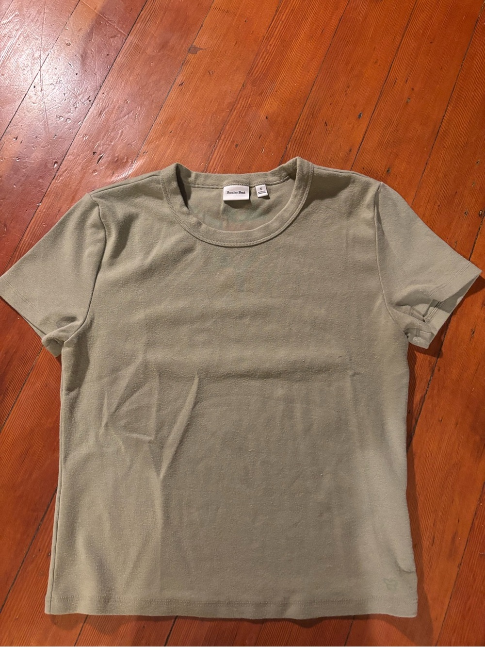 Smooth Seamless Willow Tee Shirt Olive Green